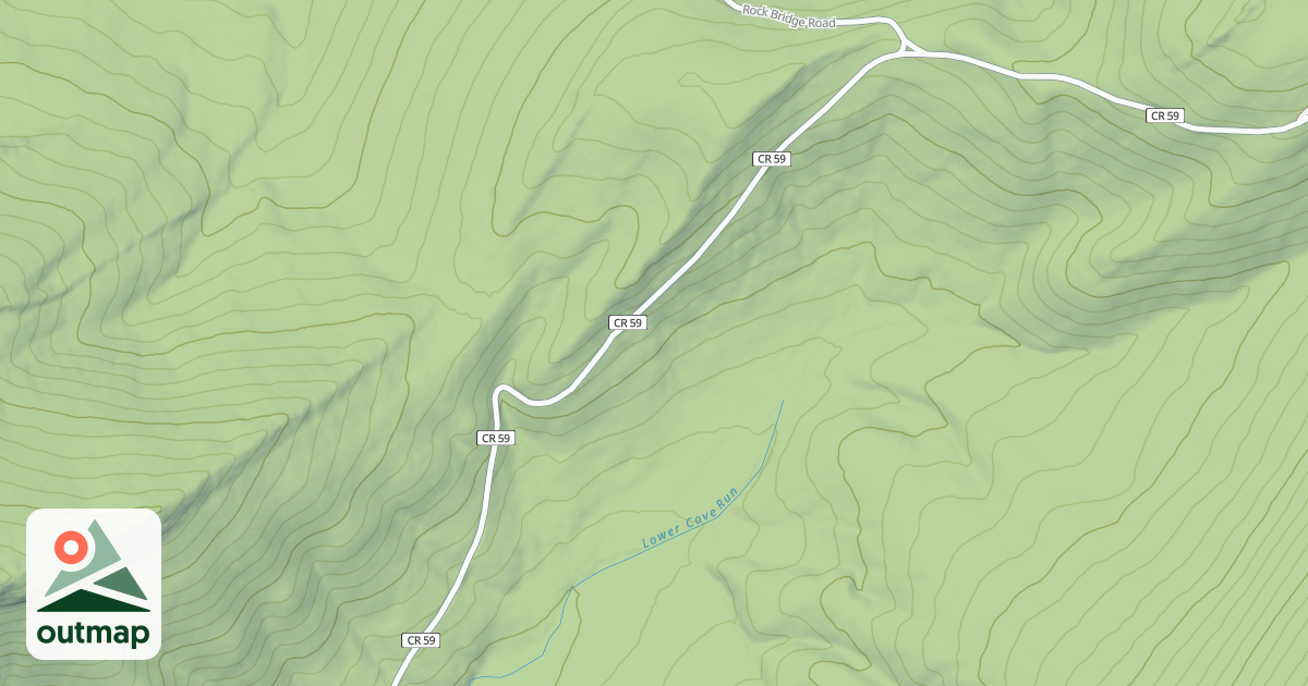 Map of SNYDER RIDGE in Hardy