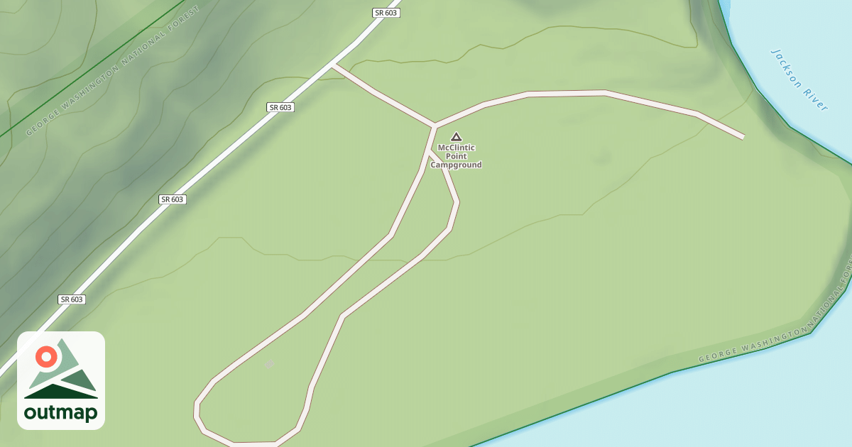 Map of MCCLINTIC POINT PARKING