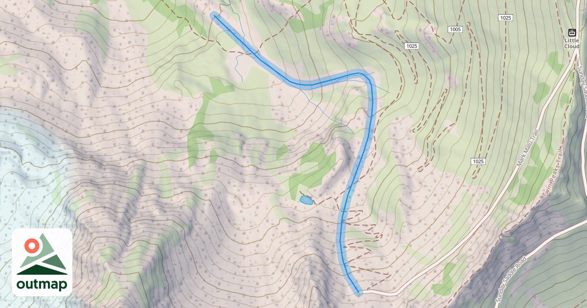Map of Mark Malu Fork