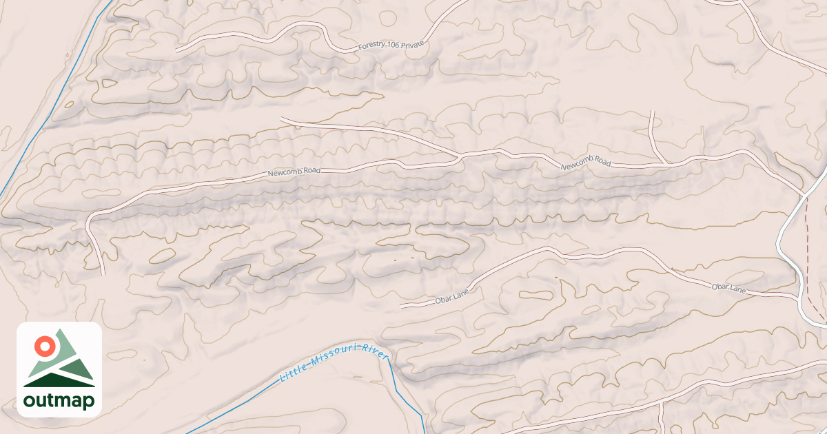 Map of USFS National Forest System Roads {8C8BBCCF-CA4E-4AFE-A05E-8D24B638F7F7}