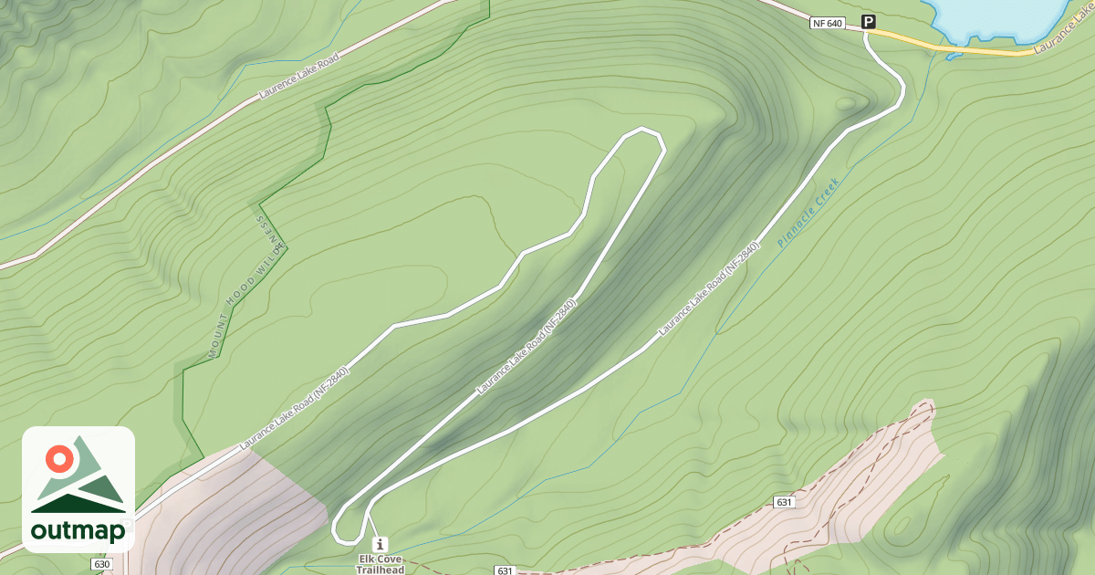 Map of LAURENCE LAKE RD.