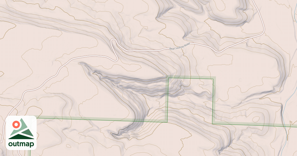 Map of Huckleberry Mtn. Loop-Apple