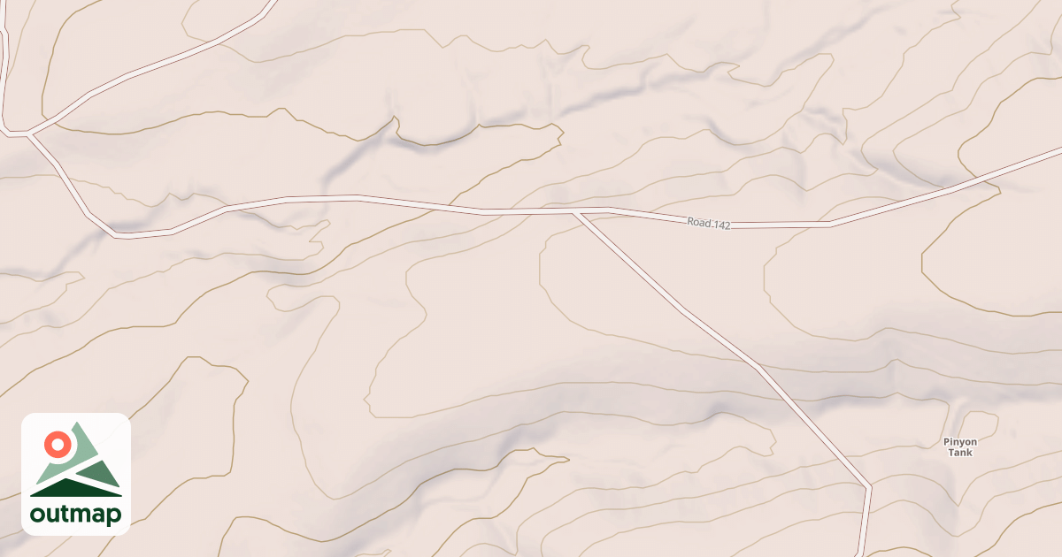 Map of PINON TANK ROAD