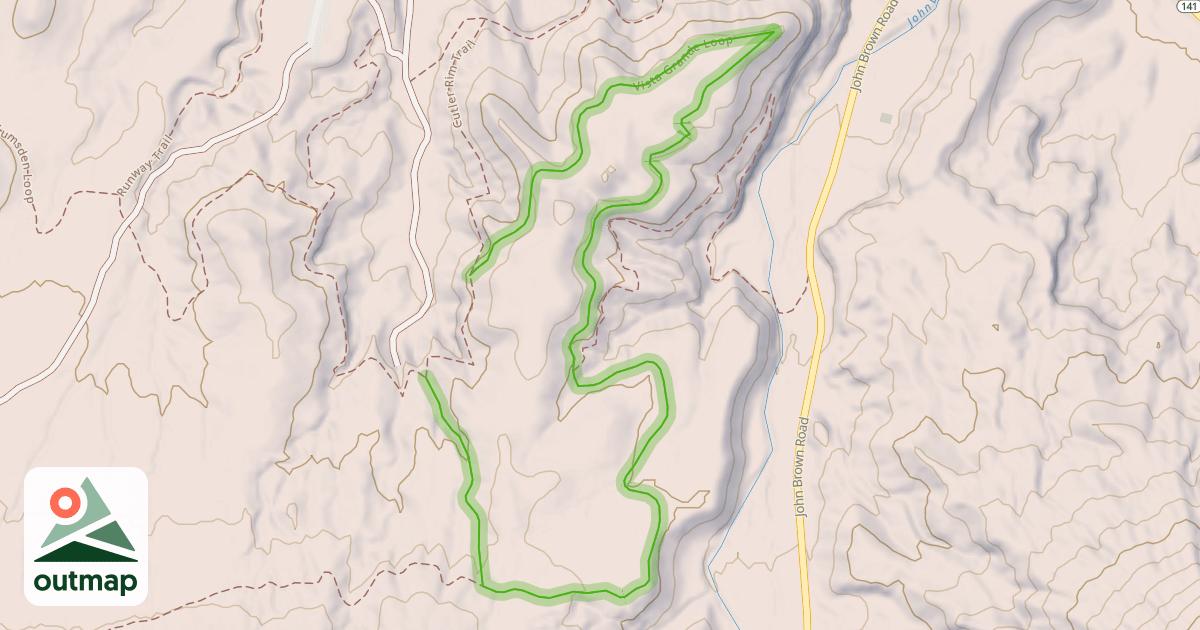 Map of Vista Grande Loop