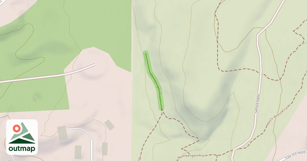 Map of Bamberger Trail