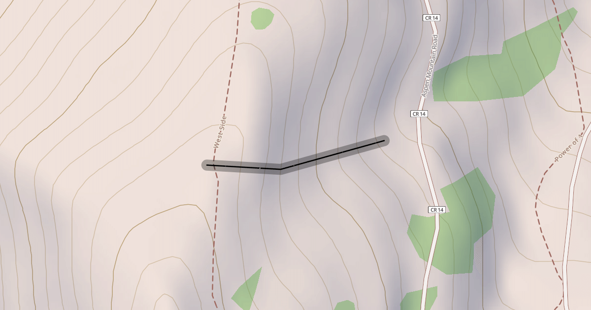 Map preview of FIS Trail