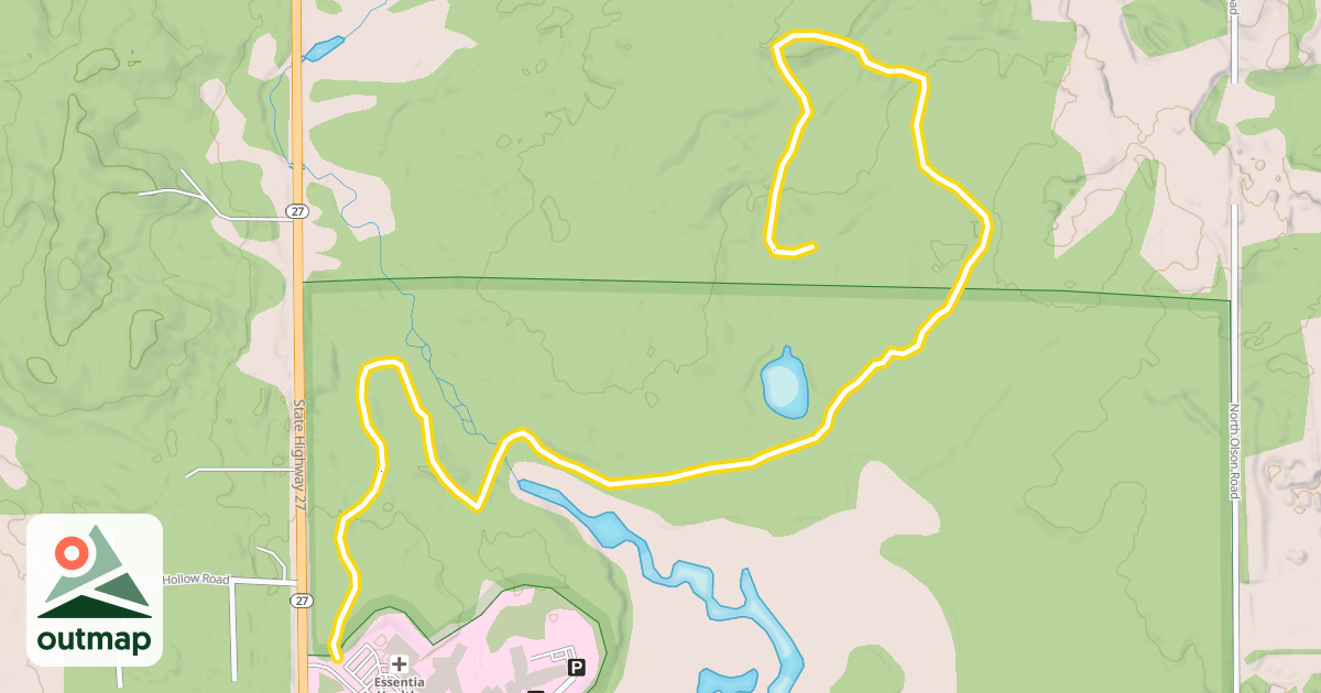 Map of Hospital Trails