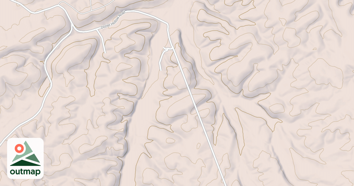 Map of SILVER SPUR