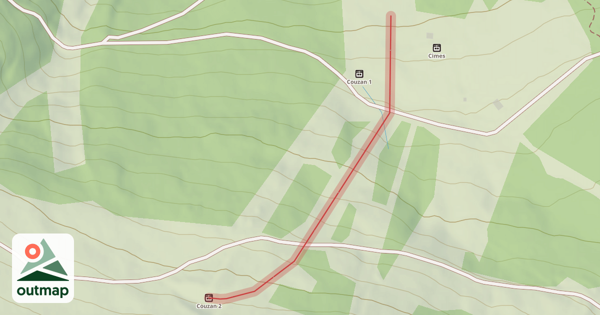 Map of La Chamboîte
