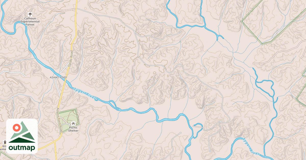 Map of TYGER