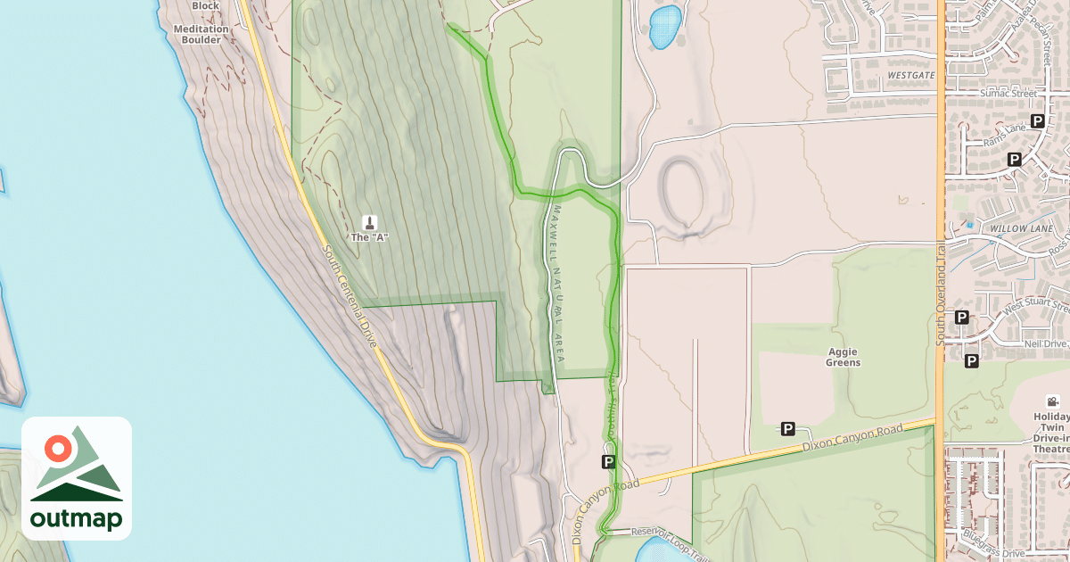 Map of Foothills Trail