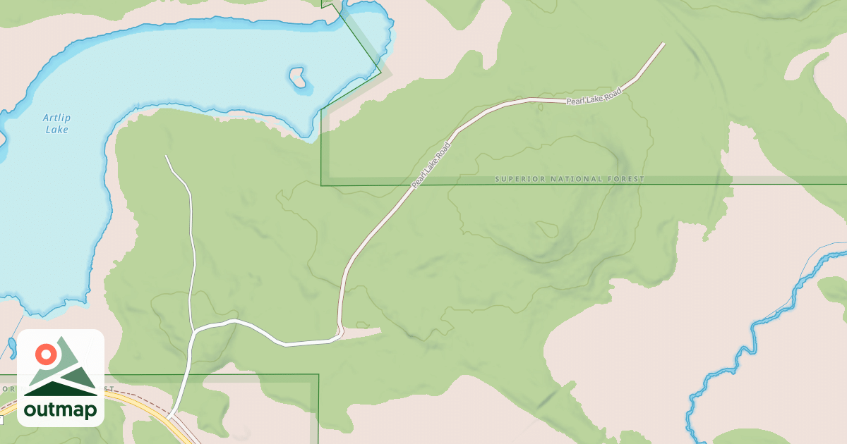 Map of PEARL LAKE