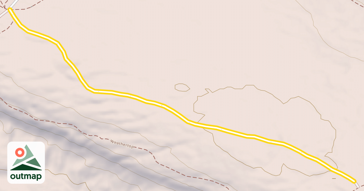 Map of East Bluff Overlook Access