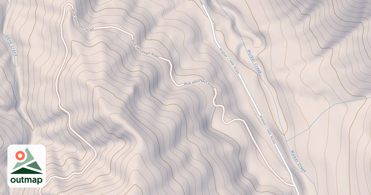 Map of BLUE MTN
