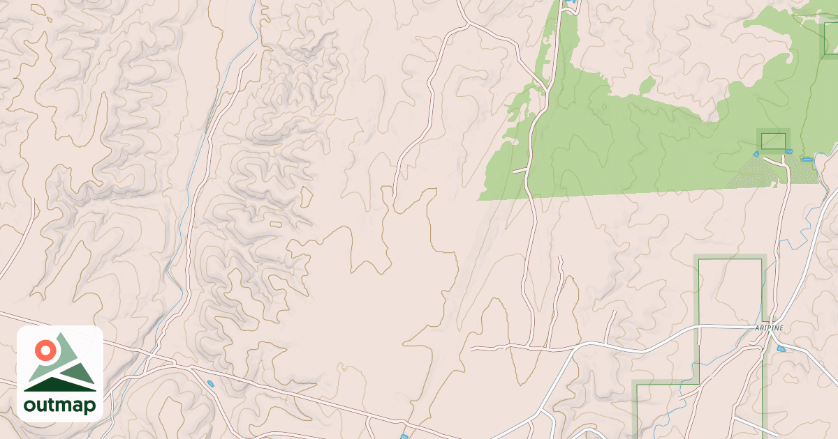 Map of UPPER LONG HOLLOW TANK