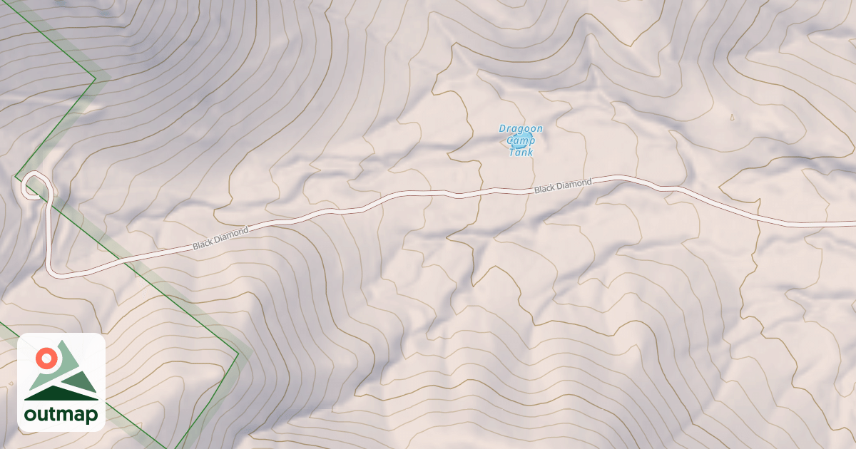 Map of BLACK DIAMOND