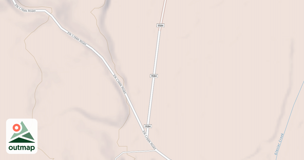 Map of GLACIER CREEK FLATS