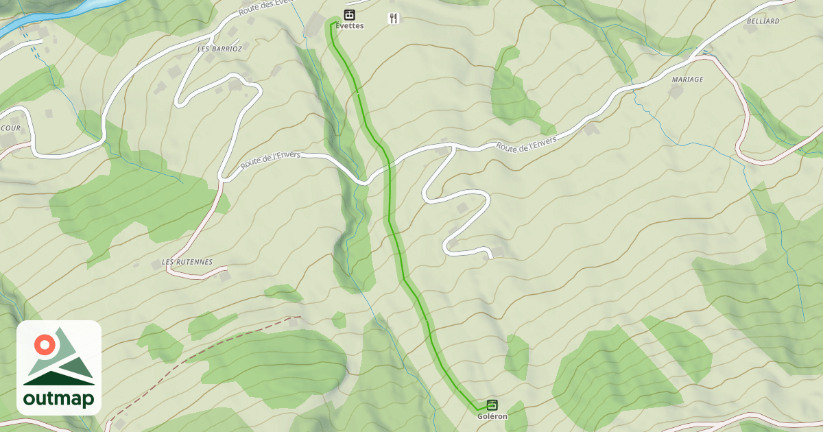Map of Chamois