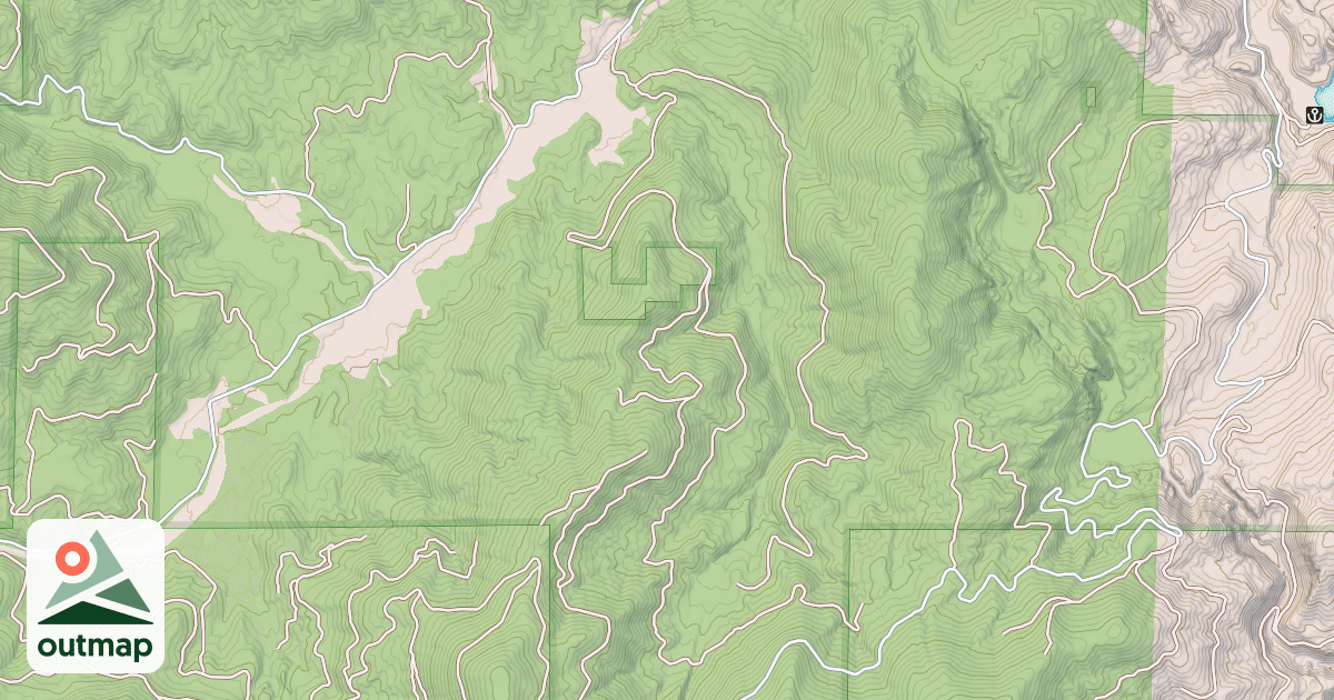 Map of Middle Fork Calispel