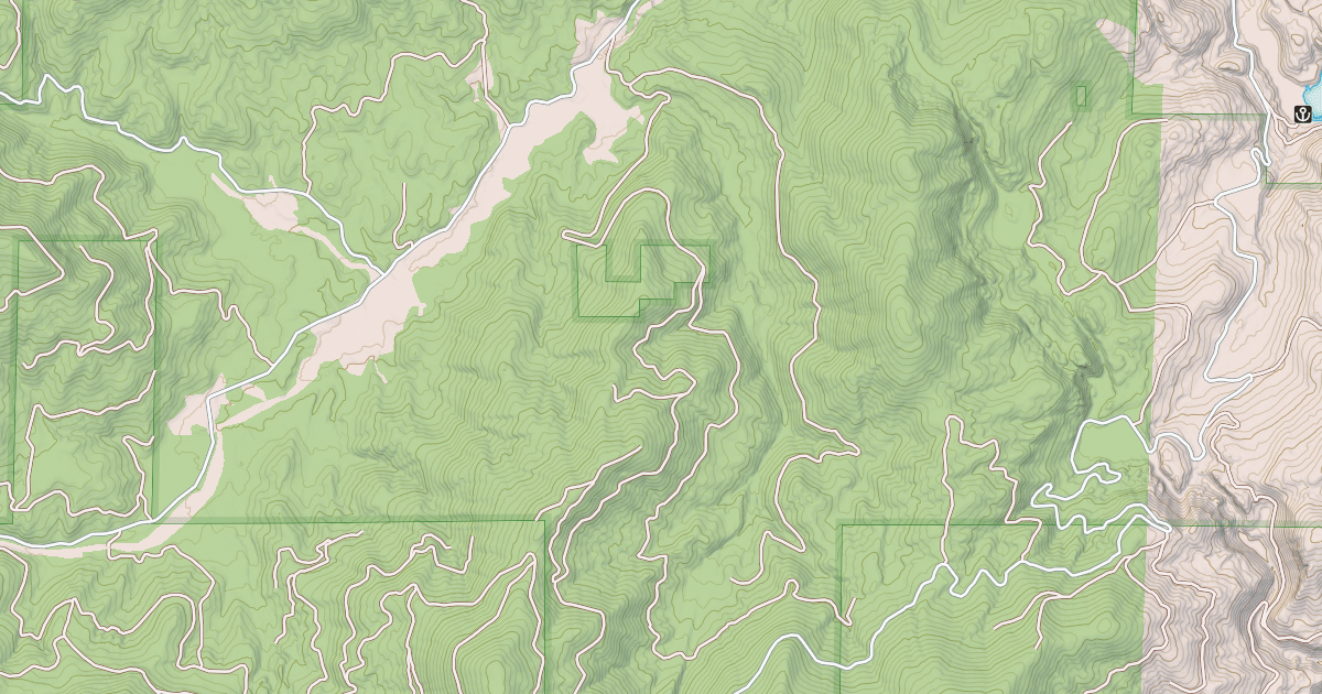 Map preview of Middle Fork Calispel