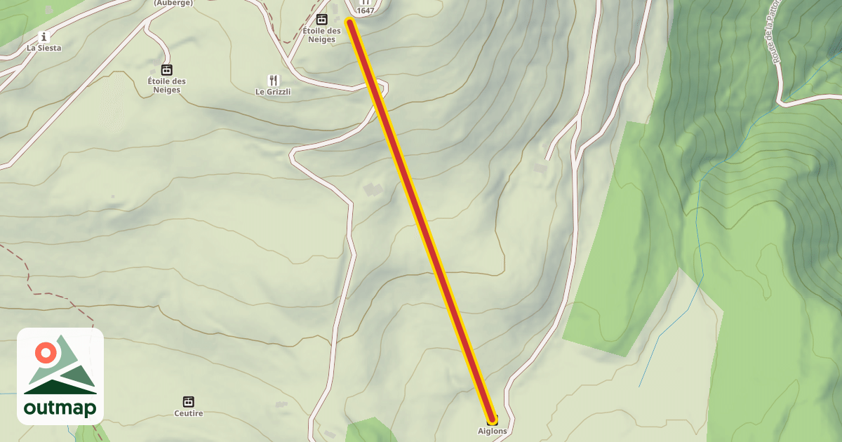 Map of Aiglons