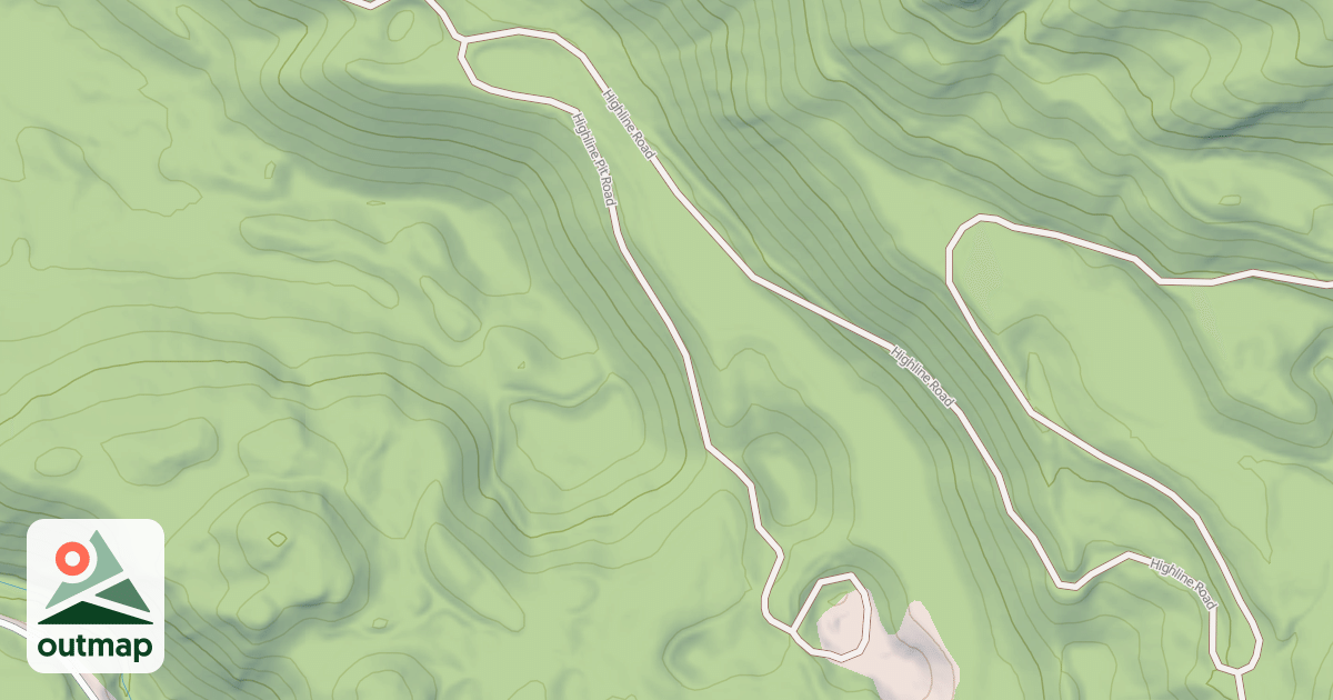 Map of HIGHLINE PIT