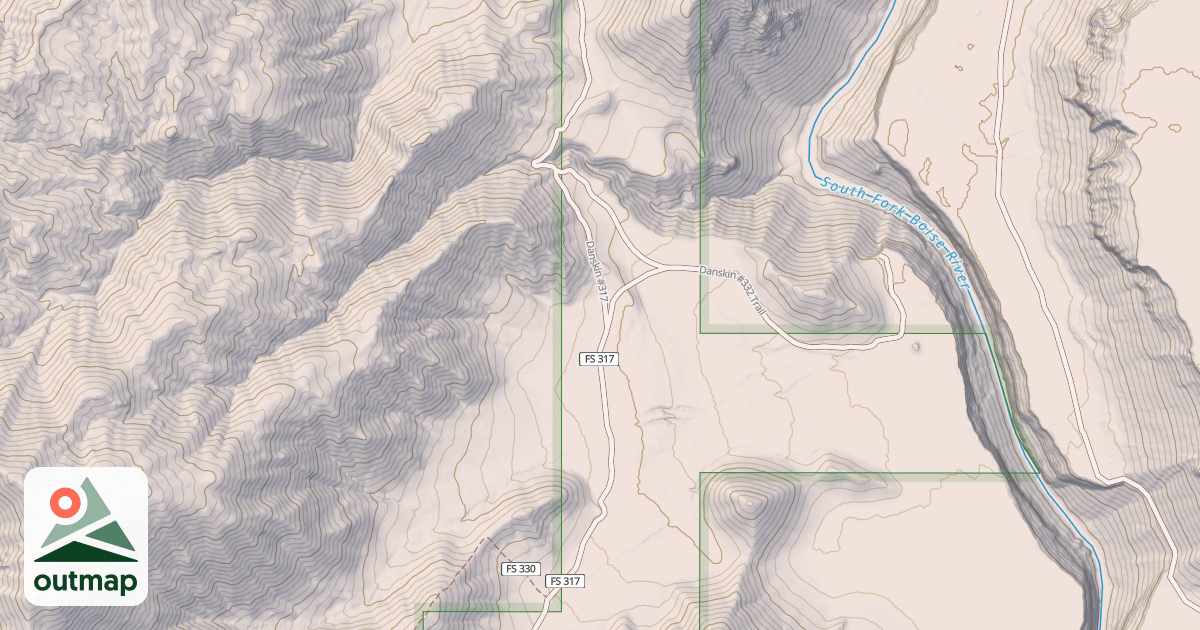 Map of Danskin #317