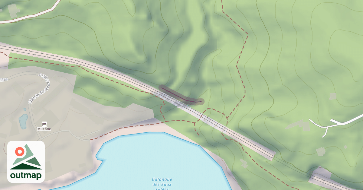 Map of Falaise des Eaux Salées
