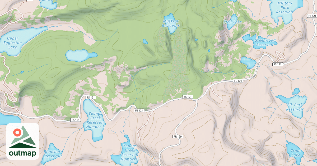 Map of Sunlight To Powderhorn Sno