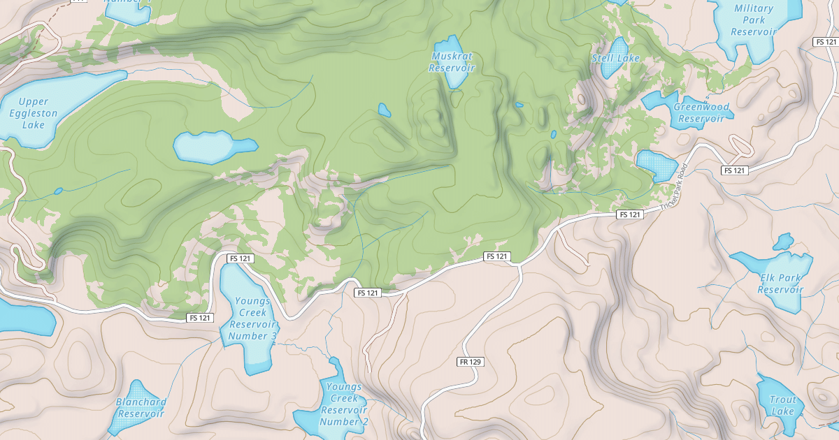 Map preview of Sunlight To Powderhorn Sno