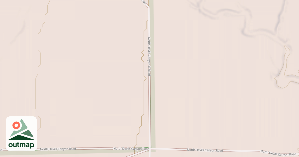 Map of NORTH DEVILS CANYON G