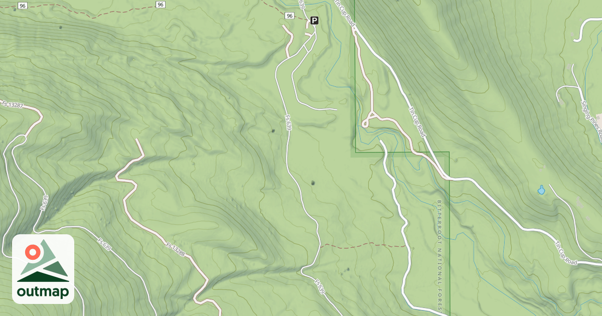 Map of (FDR) TIN CUP