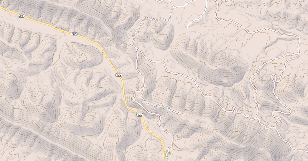 Map preview of WOLF PEN GAP 3