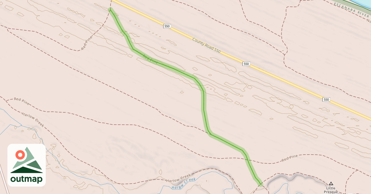 Map of Red Pine