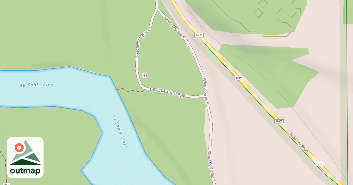 Map of LOUDS REST STOP
