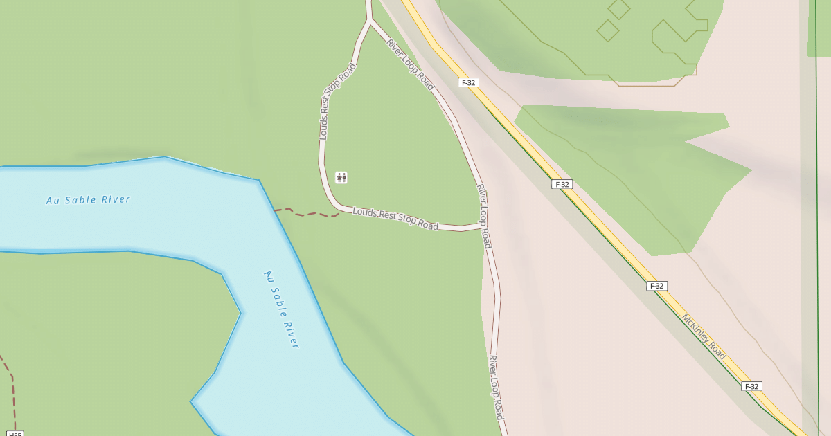 Map preview of LOUDS REST STOP