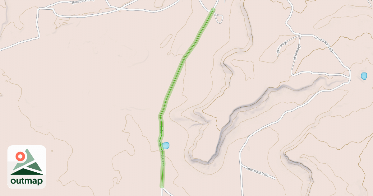 Map of Indian Service Rd. - BIA 137