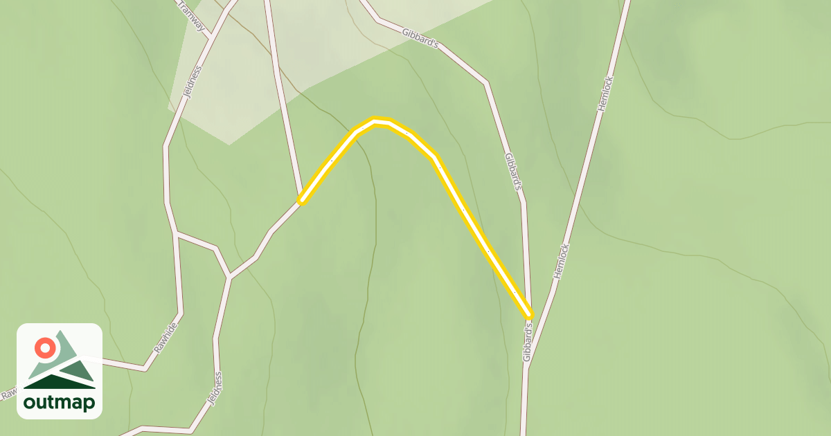 Map of Beaver Pond Hill