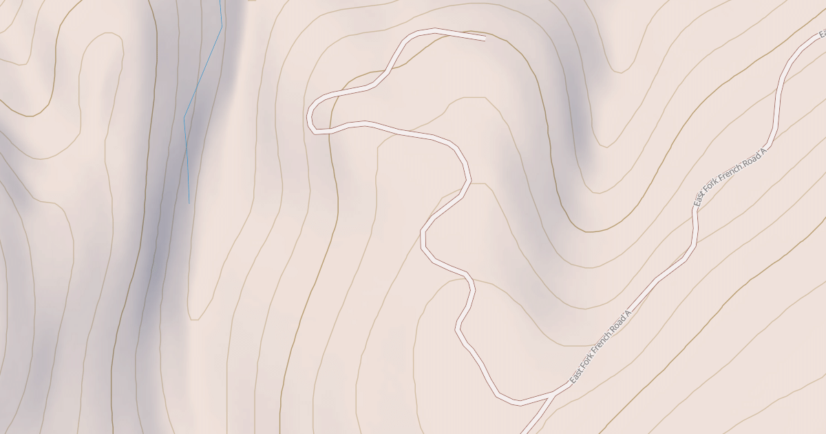 Map preview of EAST FORK FRENCH B