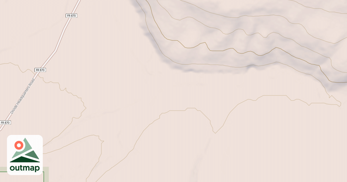 Map of DRY SANDSTONE CREEK