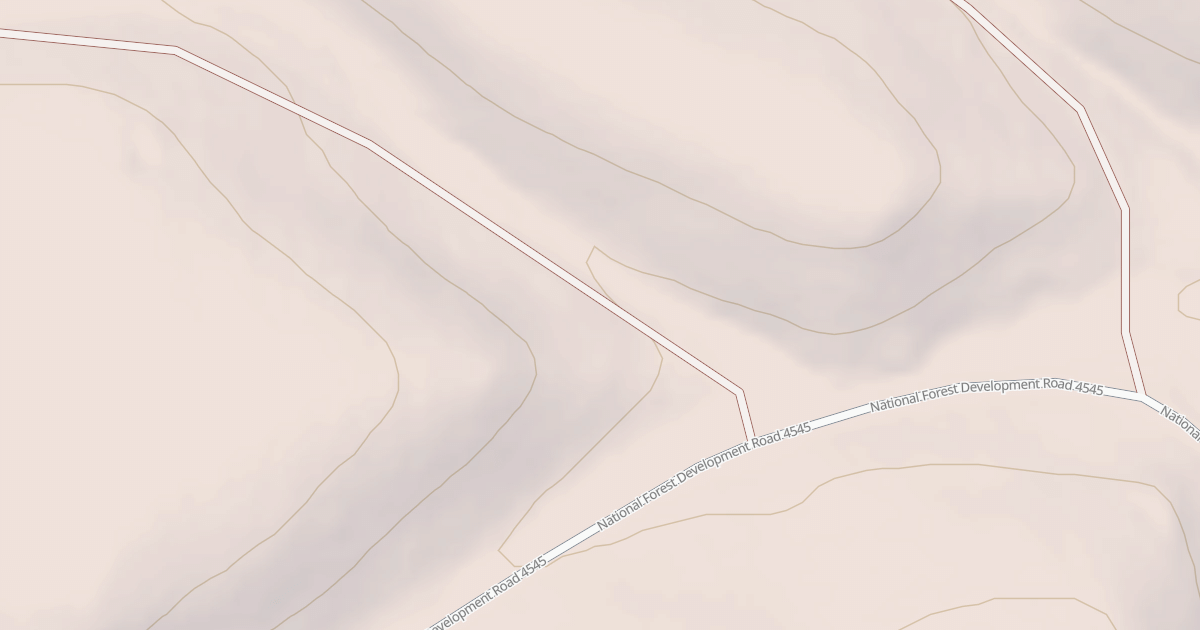 Map preview of USFS National Forest System Roads {2E85746F-DF7A-4363-9949-6FE9C1308565}
