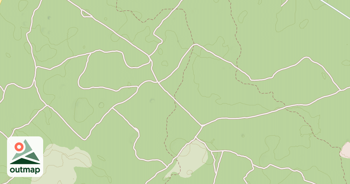 Map of USFS Motor Vehicle Use Map Roads {E751A2EE-C025-42FB-AFEF-99E82A008E10}