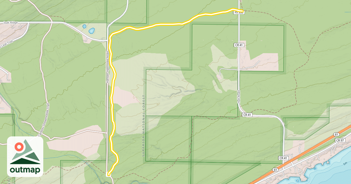Map of Massie Loop