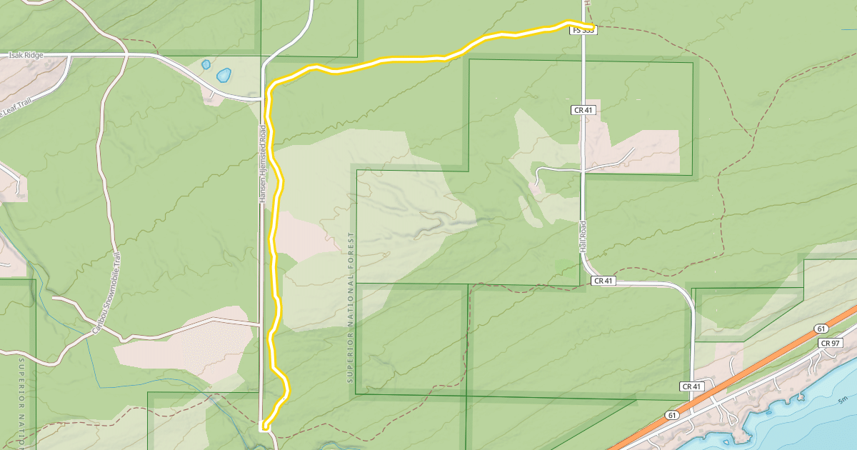 Map preview of Massie Loop