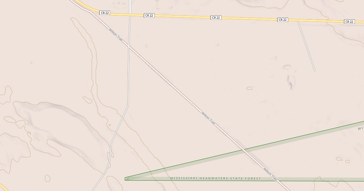 Map preview of Wilton Trails Northwest