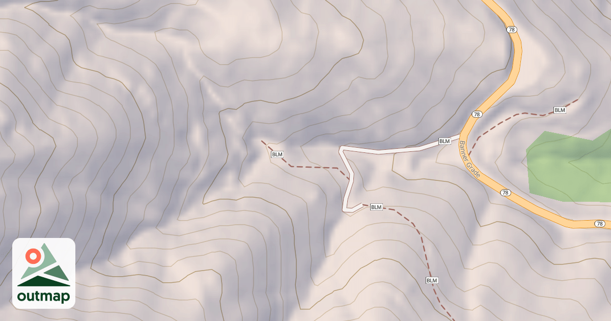 Map of BLM National GTLF Public Motorized Roads 454d7903-a8cc-46a0-84aa-1d81cd24238e