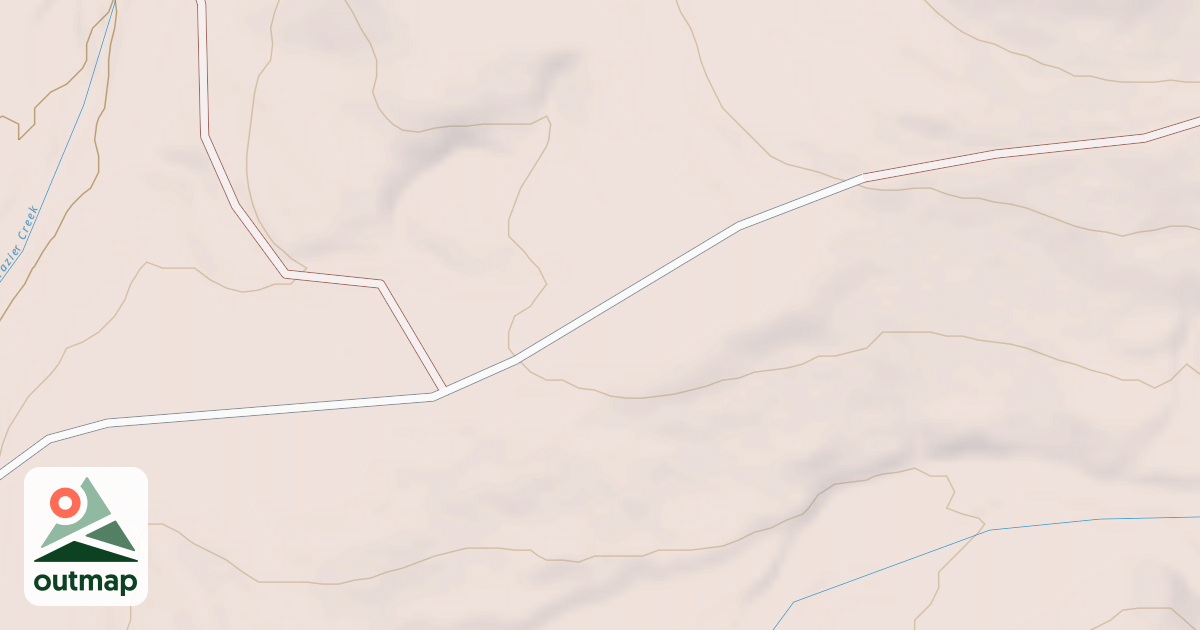 Map of NORTH FRAZIER CREEK