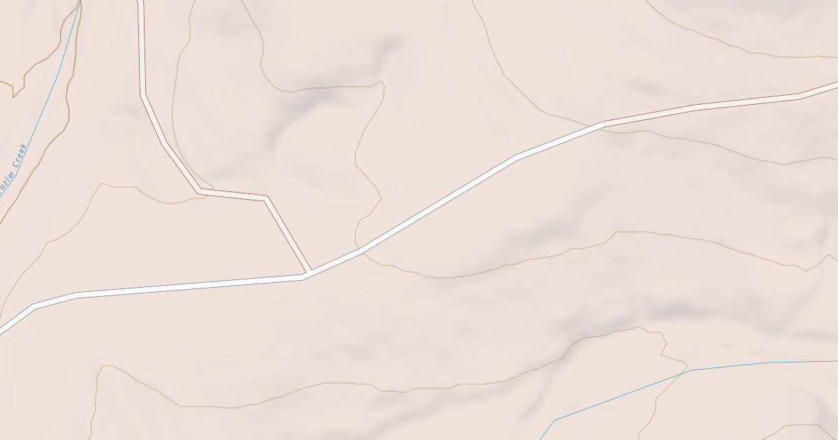 Map preview of NORTH FRAZIER CREEK