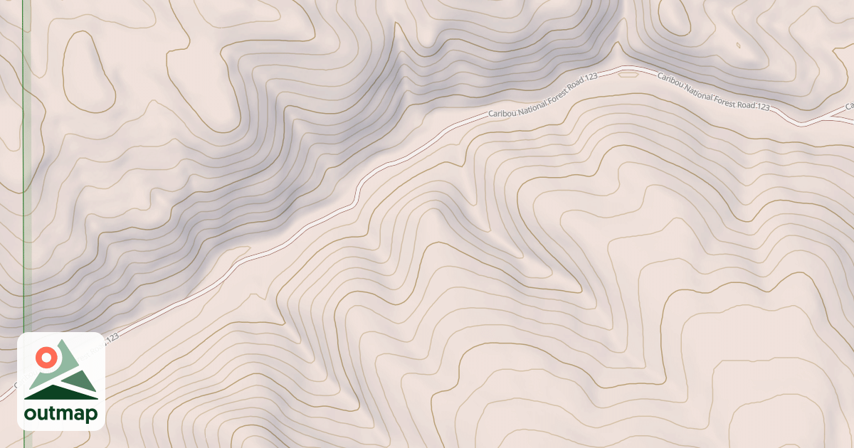 Map of DRY CANYON