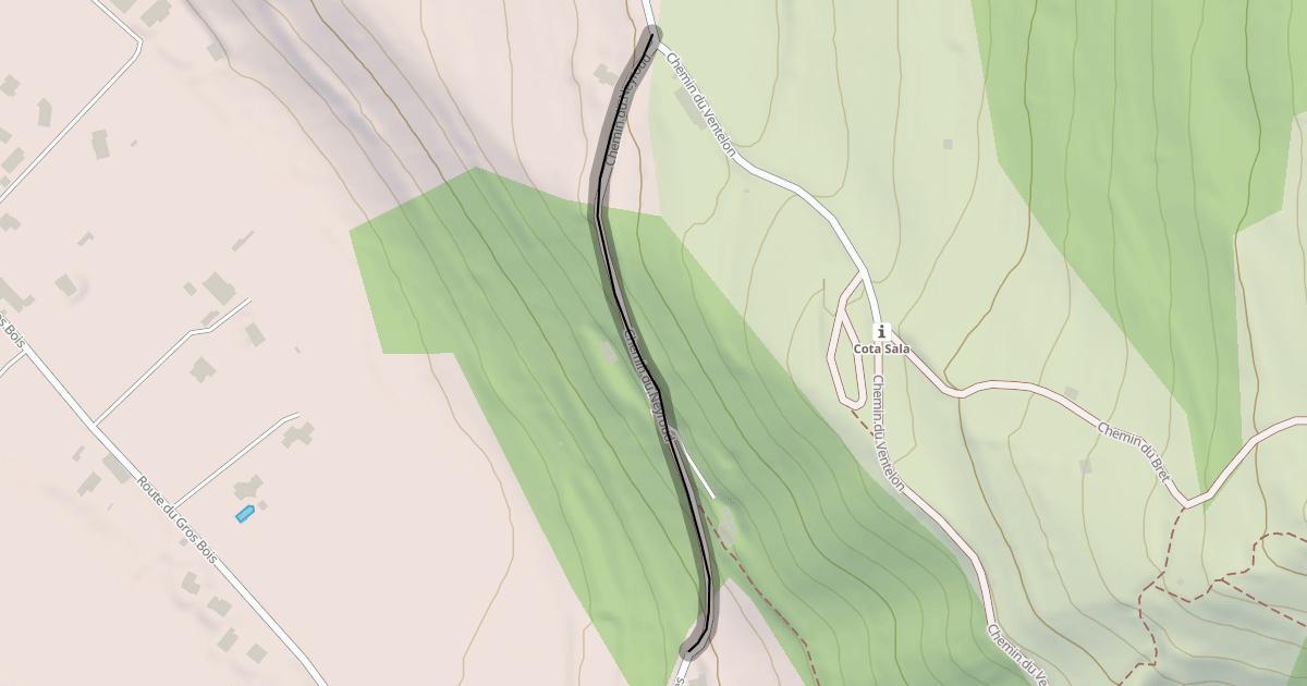 Map preview of Chemin du Neyroud